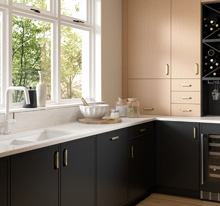 Black Kitchen Cabinets In Stock Shop online Free Shipping