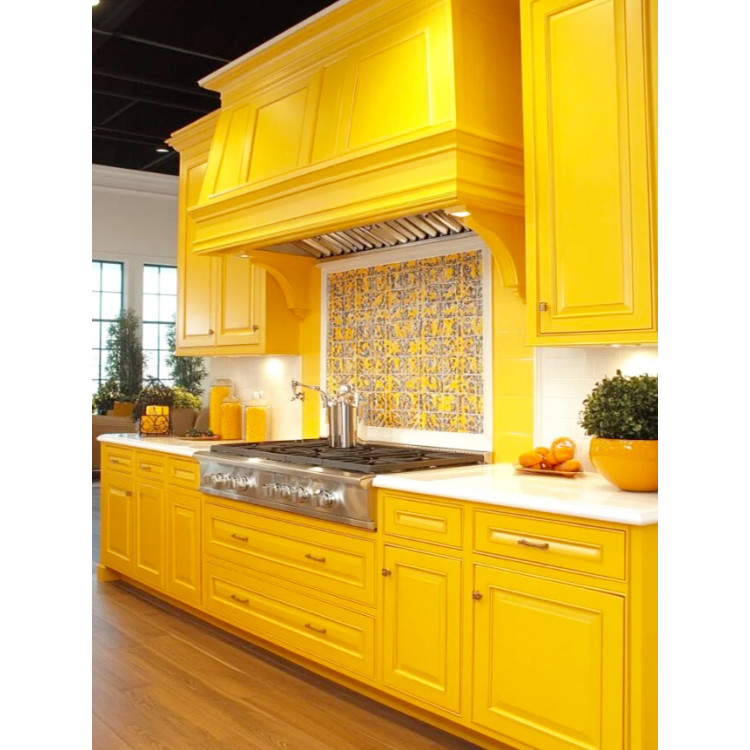 Photo inspiration: Visual Reference: Yellow Kitchen Cabinets Shop Online