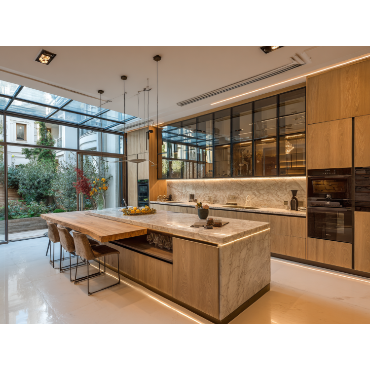 Modern Rift White Oak | Mid Century Style Kitchen Cabinets| In Stock ...