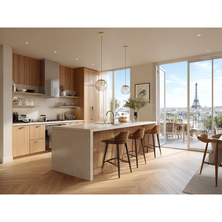 Modern Rift White Oak | Mid Century Style Kitchen Cabinets| In Stock ...