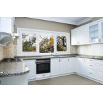 How To Brighten Small Kitchens with White Cabinets (and a Little Color)