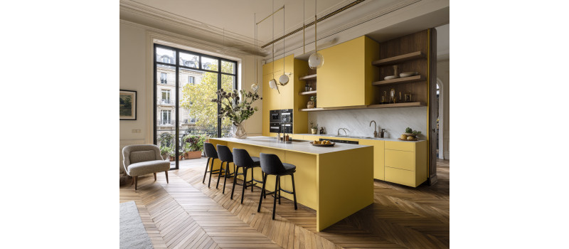 What Color Walls Go With Yellow Kitchen Cabinets?