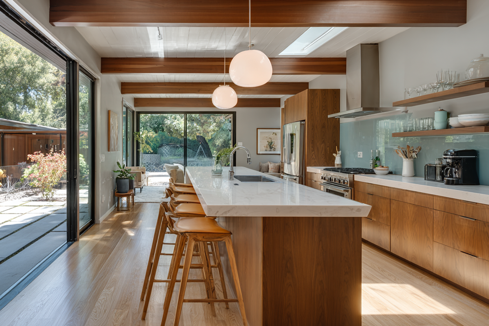Mid Century Kitchen Cabinets
