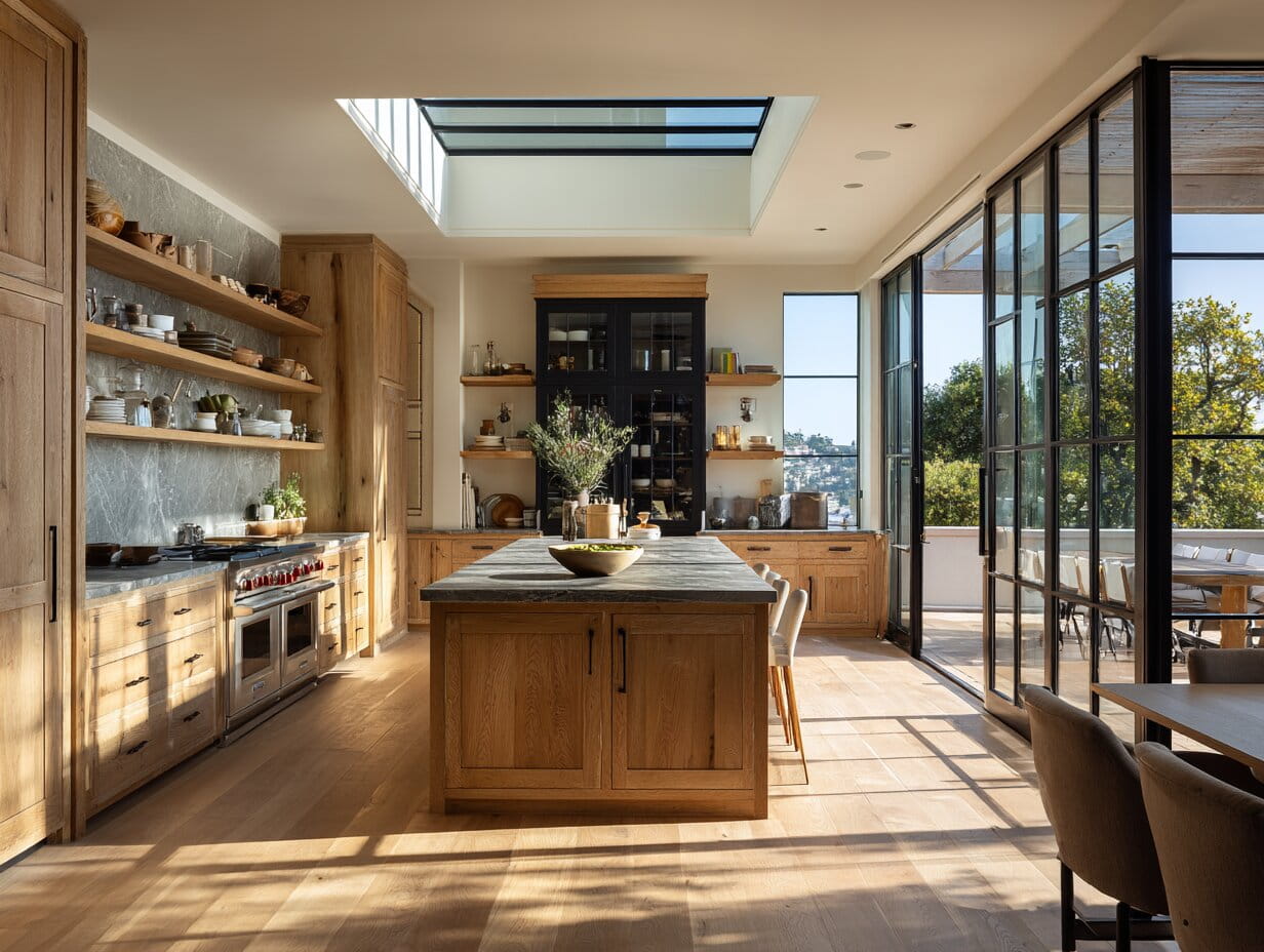 White Oak Kitchen Cabinet