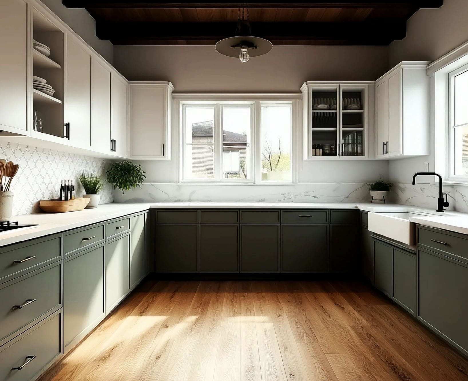 Slim shaker and regular shaker cabinet doors side by side showing the difference in frame width Slim shaker and regular shaker cabinet doors side by side showing the difference in frame width