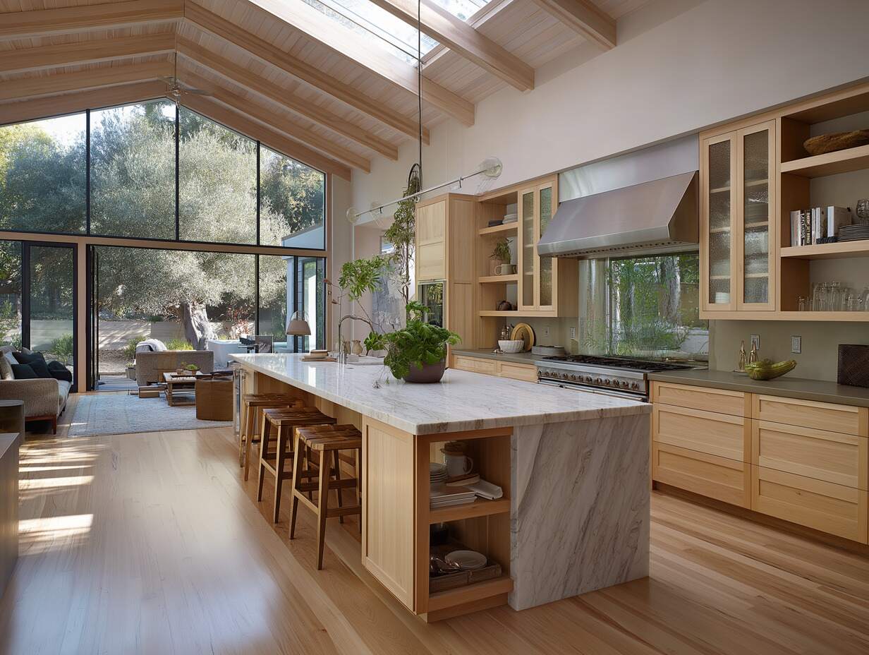 White Oak Kitchen Cabinet